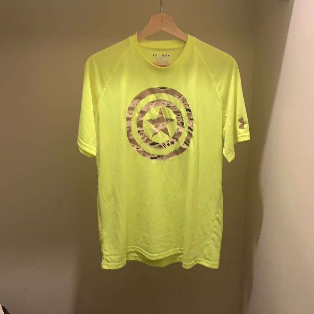 MARVEL Camo Captain America Under Armour tee!